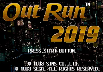 OutRun 2019 (Europe) screen shot title